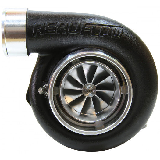 Aeroflow BOOSTED 6762 .83 Reverse Rotation Turbocharger, Hi Temp Black Finish External Wastegate, V-Band Inlet & Exhaust Flanges