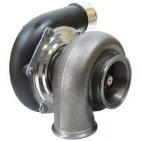 Aeroflow BOOSTED 6762 .83 Reverse Rotation Turbocharger, Hi Temp Black Finish External Wastegate, V-Band Inlet & Exhaust Flanges