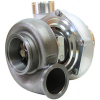 Aeroflow BOOSTED 6762 1.0 Reverse Rotation Turbocharger, Natural Cast Finish External Wastegate, V-Band Inlet & Exhaust Flanges