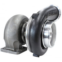 Aeroflow BOOSTED 7075 1.15 Turbocharger 950HP, Hi Temp Black Finish External Wastegate, T4 Twin Entry Inlet Flange, V-Band Exhaust Flange