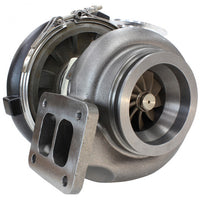 Aeroflow BOOSTED 7075 1.15 Turbocharger 950HP, Hi Temp Black Finish External Wastegate, T4 Twin Entry Inlet Flange, V-Band Exhaust Flange