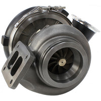 Aeroflow BOOSTED 7675 1.15 Turbocharger 1450HP, Hi Temp Black Finish External Wastegate, T4 Twin Entry Inlet Flange, V-Band Exhaust Flange