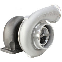 Aeroflow BOOSTED 7675 1.15 Turbocharger 1450HP, Natural Cast Finish External Wastegate, T4 Twin Entry Inlet Flange, V-Band Exhaust Flange