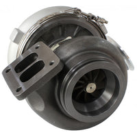 Aeroflow BOOSTED 7675 1.15 Turbocharger 1450HP, Natural Cast Finish External Wastegate, T4 Twin Entry Inlet Flange, V-Band Exhaust Flange