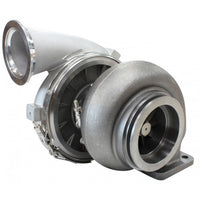Aeroflow BOOSTED 8077 1.15 Turbocharger 1250HP, Natural Cast Finish External Wastegate, T4 Twin Entry Inlet Flange, V-Band Exhaust Flange