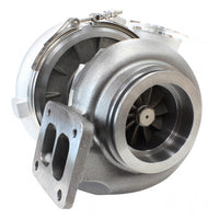 Aeroflow BOOSTED 8077 1.15 Turbocharger 1250HP, Natural Cast Finish External Wastegate, T4 Twin Entry Inlet Flange, V-Band Exhaust Flange