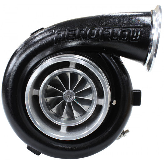 Aeroflow BOOSTED 7675 1.16 Turbocharger, Hi Temp Black Finish External Wastegate, V-Band Inlet & Exhaust Flanges
