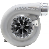Aeroflow BOOSTED 6973 .91 Turbocharger, Natural Cast Finish External Wastegate, T4 Twin Entry Inlet Flange, V-Band Exhaust Flange