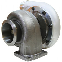 Aeroflow BOOSTED 6673 .91 Turbocharger, Natural Cast Finish External Wastegate, T4 Twin Entry Inlet Flange, V-Band Exhaust Flange