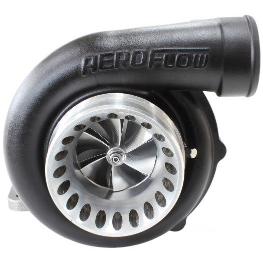 Aeroflow BOOSTED 6766 .81 Turbocharger, Hi Temp Black Finish External Wastegate, T4 Inlet Flange, V-Band Exhaust Flange AF8005-4026BLK