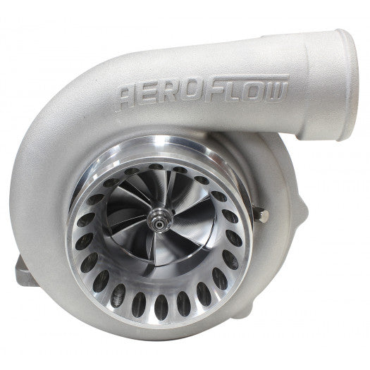 Aeroflow BOOSTED 6766 .81 Turbocharger, Natural Cast Finish External Wastegate, T4 Inlet Flange, V-Band Exhaust Flange AF8005-4026