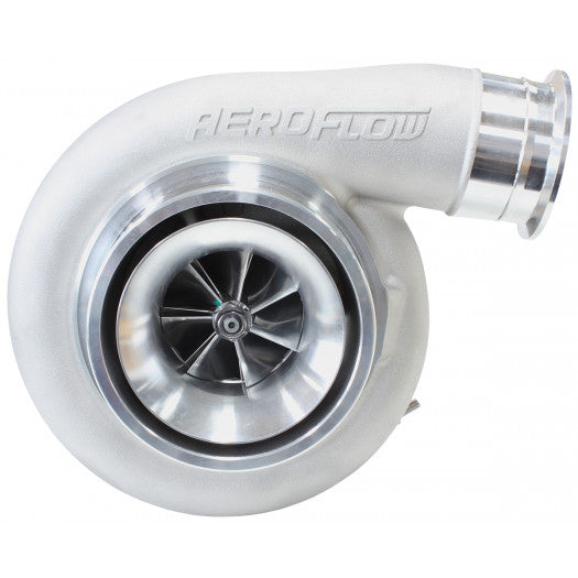 Aeroflow BOOSTED 7588 1.25 Turbocharger, Natural Cast Finish External Wastegate, T4 Twin Entry Inlet Flange, V-Band Exhaust Flange AF8005-4027