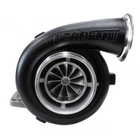 Aeroflow BOOSTED 8077 1.26 Turbocharger 1250HP, Hi Temp Black Finish External Wastegate, T6 Twin Entry Inlet Flange, V-Band Exhaust Flange