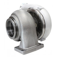 Aeroflow BOOSTED 8077 1.26 Turbocharger 1250HP, Natural Cast Finish External Wastegate, T6 Twin Entry Inlet Flange, V-Band Exhaust Flange