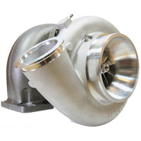 Aeroflow BOOSTED 94103 1.24 Turbocharger 2500HP, Natural Cast Finish External Wastegate, T6 Twin Entry Inlet Flange, V-Band Exhaust Flange
