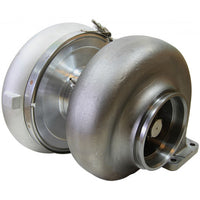 Aeroflow BOOSTED 94103 1.24 Turbocharger 2500HP, Natural Cast Finish External Wastegate, T6 Twin Entry Inlet Flange, V-Band Exhaust Flange