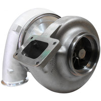 Aeroflow BOOSTED 94103 1.24 Turbocharger 2500HP, Natural Cast Finish External Wastegate, T6 Twin Entry Inlet Flange, V-Band Exhaust Flange