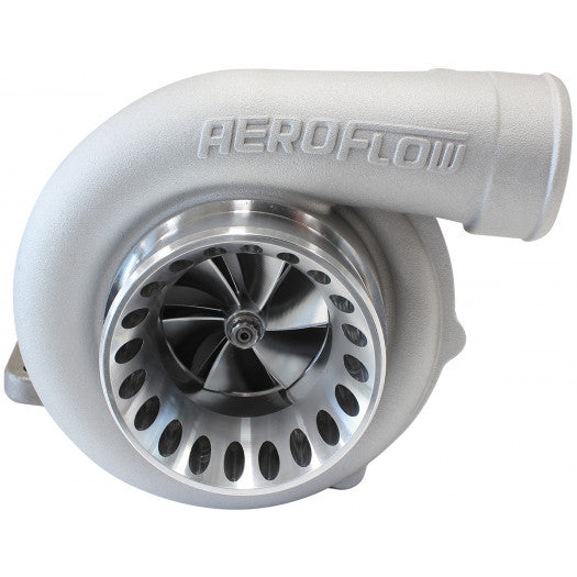 Aeroflow BOOSTED 6766 .96 Turbocharger 850HP, Natural Cast Finish External Wastegate, T4 Inlet Flange, V-Band Exhaust Flange