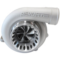Aeroflow BOOSTED 6766 .96 Turbocharger 850HP, Natural Cast Finish External Wastegate, T4 Inlet Flange, V-Band Exhaust Flange
