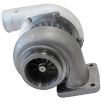 Aeroflow BOOSTED 6766 .96 Turbocharger 850HP, Natural Cast Finish External Wastegate, T4 Inlet Flange, V-Band Exhaust Flange