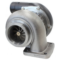 Aeroflow BOOSTED 6766 .81 Turbocharger, Hi Temp Black Finish External Wastegate, T4 Inlet Flange, V-Band Exhaust Flange AF8006-4006BLK