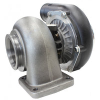 Aeroflow BOOSTED 6766 .81 Turbocharger, Hi Temp Black Finish External Wastegate, T4 Inlet Flange, V-Band Exhaust Flange AF8006-4006BLK