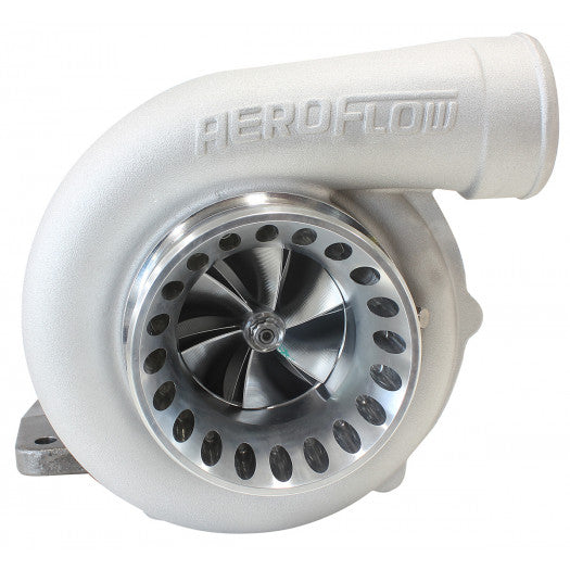 Aeroflow BOOSTED 6766 .81 Turbocharger, Natural Cast Finish External Wastegate, T4 Inlet Flange, V-Band Exhaust Flange AF8006-4006
