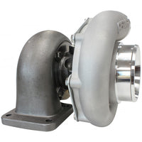 Aeroflow BOOSTED 7875 .96 Turbocharger 950HP, Natural Cast Finish External Wastegate, T4 Inlet Flange, V-Band Exhaust Flange
