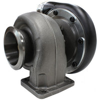 Aeroflow BOOSTED 6673 .91 Turbocharger 850HP, Hi Temp Black Finish External Wastegate, T4 Twin Entry Inlet Flange, V-Band Exhaust Flange