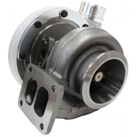 Aeroflow BOOSTED 6673 .91 Turbocharger 850HP, Natural Cast Finish External Wastegate, T4 Twin Entry Inlet Flange, V-Band Exhaust Flange
