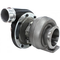 Aeroflow BOOSTED 6973 .91 Turbocharger 950HP, Hi Temp Black Finish External Wastegate, T4 Twin Entry Inlet Flange, V-Band Exhaust Flange