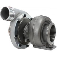 Aeroflow BOOSTED 6973 .91 Turbocharger 950HP, Natural Cast Finish External Wastegate, T4 Twin Entry Inlet Flange, V-Band Exhaust Flange