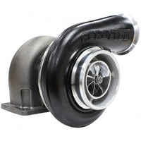 Aeroflow BOOSTED 7575 1.10 Turbocharger 1050HP, Hi Temp Black Finish External Wastegate, T4 Twin Entry Inlet Flange, V-Band Exhaust Flange