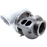 Aeroflow BOOSTED 7575 1.10 Turbocharger 1050HP, Natural Cast Finish External Wastegate, T4 Twin Entry Inlet Flange, V-Band Exhaust Flange