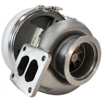 Aeroflow BOOSTED 8075 1.10 Turbocharger 1250HP, Natural Cast Finish External Wastegate, T4 Twin Entry Inlet Flange, V-Band Exhaust Flange