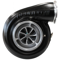 Aeroflow BOOSTED 7588 1.25 Turbocharger, Hi Temp Black Finish External Wastegate, T4 Twin Entry Inlet Flange, V-Band Exhaust Flange