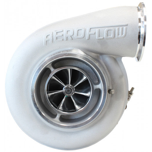 Aeroflow BOOSTED 7588 1.25 Turbocharger, Natural Cast Finish External Wastegate, T4 Twin Entry Inlet Flange, V-Band Exhaust Flange AF8006-4027