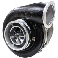Aeroflow BOOSTED 7588 1.32 Turbocharger 1500HP, Hi Temp Black Finish External Wastegate, T6 Twin Entry Inlet Flange, V-Band Exhaust Flange