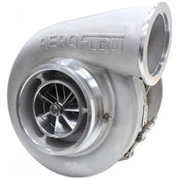 Aeroflow BOOSTED 7588 1.32 Turbocharger 1500HP, Natural Cast Finish External Wastegate, T6 Twin Entry Inlet Flange, V-Band Exhaust Flange
