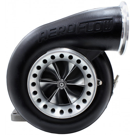 Aeroflow BOOSTED 8888 1.32 Turbocharger 1600HP, Hi Temp Black Finish External Wastegate, T6 Twin Entry Inlet Flange, V-Band Exhaust Flange