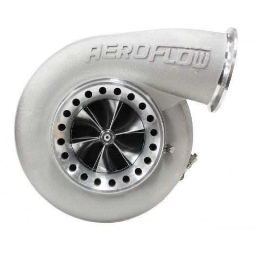 Aeroflow BOOSTED 8888 1.31 Turbocharger, Natural Cast Finish External Wastegate, V-Band Inlet & Exhaust Flanges