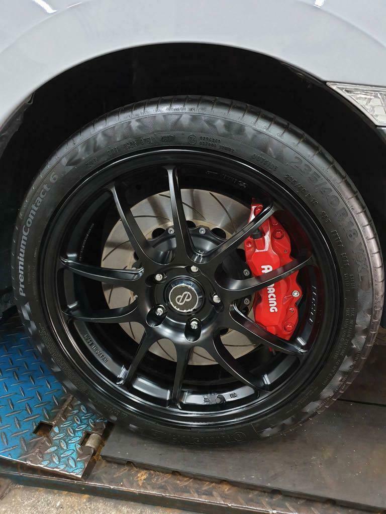 AP RACING CALIPER BBK Front FULL KIT (red) AP-CP 9040 FOR AUDI S3 19 I ...