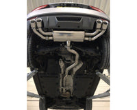 ARMYTRIX Stainless Steel Valvetronic Catback Exhaust System Quad Chrome Silver Tips Audi S1 8X 2.0L Turbo 15-18