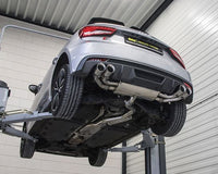 ARMYTRIX Stainless Steel Valvetronic Catback Exhaust System Quad Matte Black Tips Audi S1 8X 2.0L Turbo 15-18