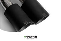 ARMYTRIX Stainless Steel Valvetronic Catback Exhaust Quad Matte Black Tips BMW M5 F90 18-20