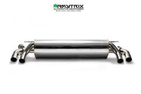 ARMYTRIX Stainless Steel Valvetronic Catback Exhaust System Quad Blue Coated Tips BMW 520i | 530i G3X 17-20