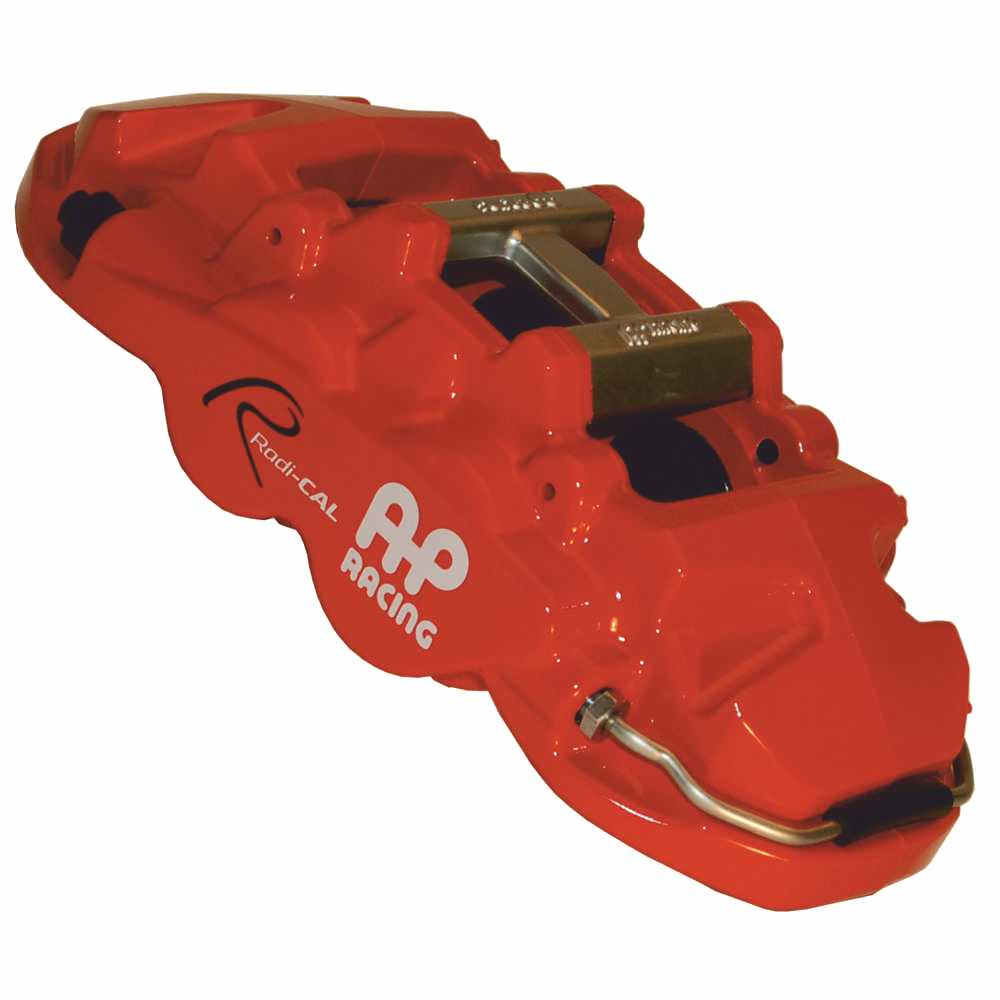 AP Racing Street Front PAIR Red 4 Piston Performance Brake Calipers World Radi-CAL 1 CP8530- 49.56cm² Piston Area