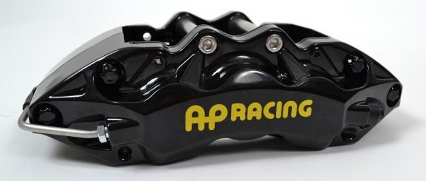 AP Racing Street Front PAIR Black 6 Piston Performance Brake Calipers ...
