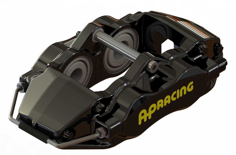 AP Racing Street Rear PAIR Black 4 Piston Performance Brake Calipers  CP9202 - Forged Rear - 152mm Mounting Ctrs