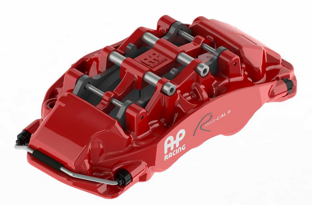 AP Racing Street Front PAIR Red 6 Piston Performance Brake Calipers World Radi-CAL 2 CP9561 58.6cm² Piston Area